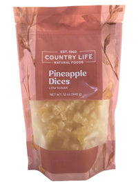 Pineapple Dices, Low Sugar - Country Life Natural Foods