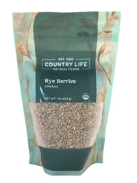 Organic Rye Berries - Country Life Natural Foods