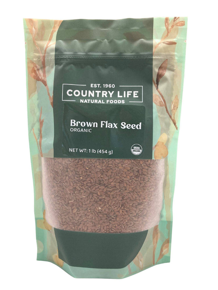 Organic Flax Seeds, Brown - Country Life Natural Foods