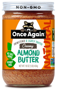 Almond Butter, Lightly Toasted (Creamy) - Country Life Natural Foods