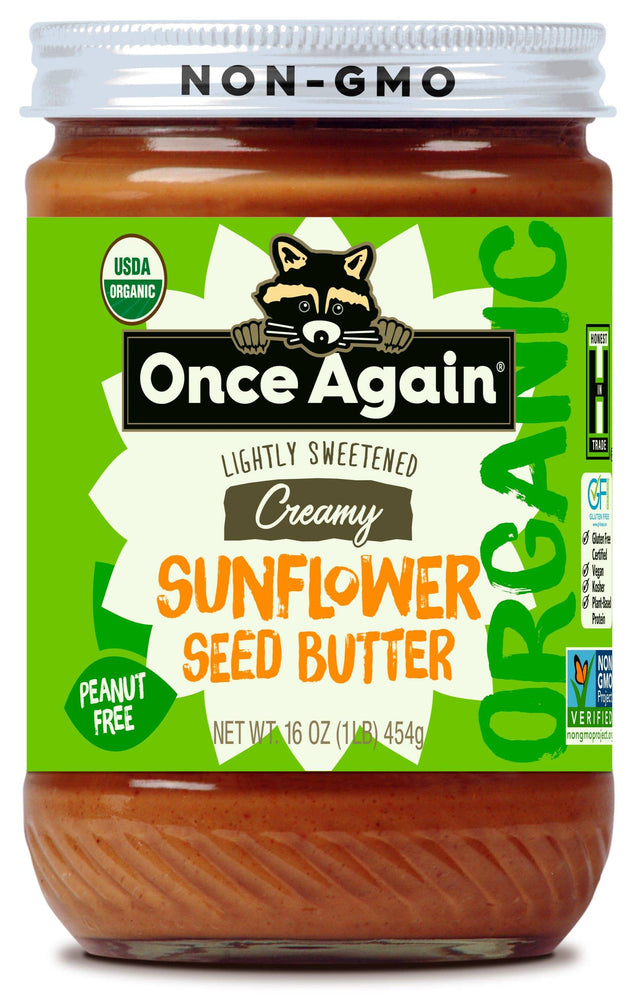 Organic Sunflower Butter, With Salt - Country Life Natural Foods