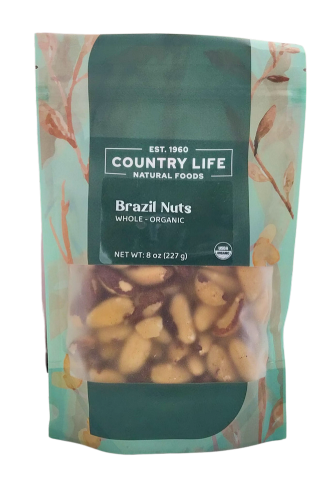 Organic Brazil Nuts, Whole - Country Life Natural Foods