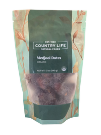 Organic Dates, Medjool, Choice, w/Pit - Country Life Natural Foods